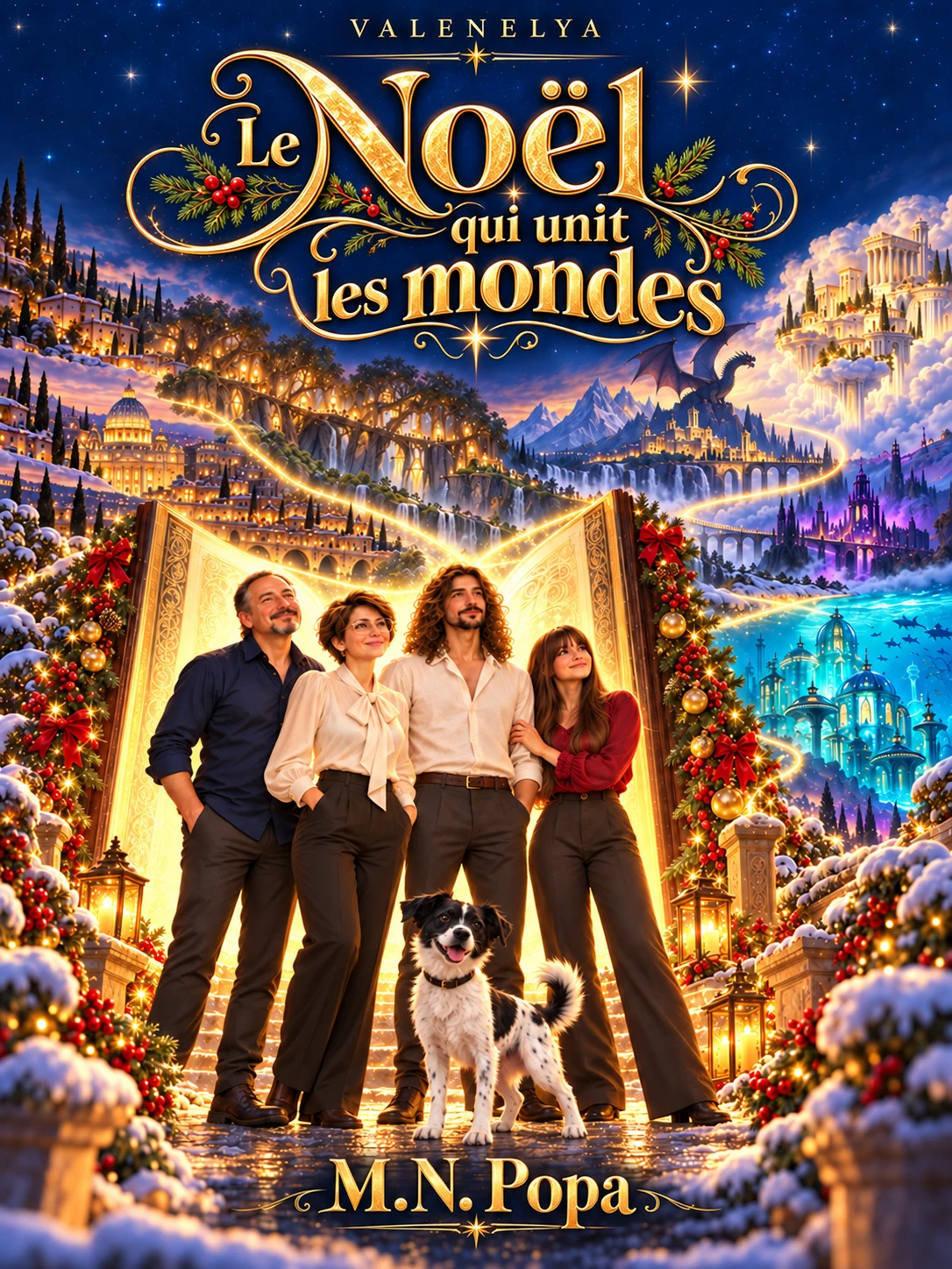 Couverture française — Le Noël qui unit les mondes, M.N. Popa